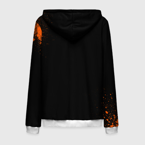 Мужская толстовка 3D на молнии Cs:go - Fnatic Black collection, цвет белый - фото 2