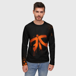 Мужской лонгслив 3D Cs:go - Fnatic Black collection - фото 2