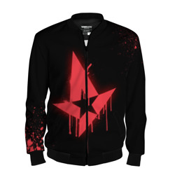 Мужской бомбер 3D Cs:go - Astralis Black collection