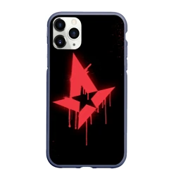 Чехол для iPhone 11 Pro Max матовый Cs:go - Astralis Black collection
