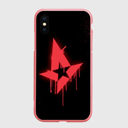 Чехол для iPhone XS Max матовый Cs:go - Astralis Black collection