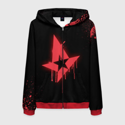 Мужская толстовка 3D на молнии Cs:go - Astralis Black collection