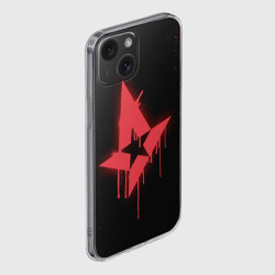 Чехол для iPhone 15 силиконовый с защитой камеры Cs:go - Astralis Black collection - фото 2