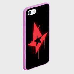 Чехол для iPhone 5/5S матовый Cs:go - Astralis Black collection - фото 2