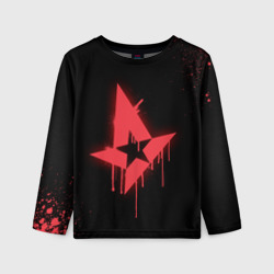 Детский лонгслив 3D Cs:go - Astralis Black collection