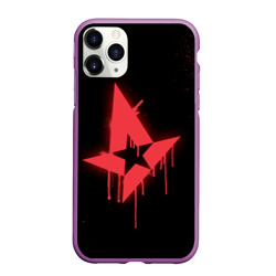 Чехол для iPhone 11 Pro Max матовый Cs:go - Astralis Black collection