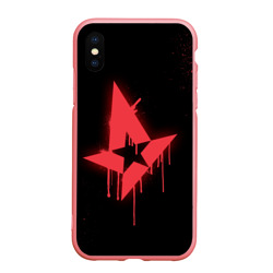 Чехол для iPhone XS Max матовый Cs:go - Astralis Black collection