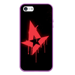 Чехол для iPhone 5/5S матовый Cs:go - Astralis Black collection