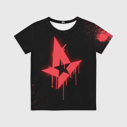Детская футболка 3D Cs:go - Astralis Black collection