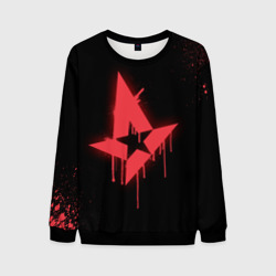 Мужской свитшот 3D Cs:go - Astralis Black collection