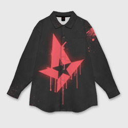 Мужская рубашка oversize 3D Cs:go - Astralis Black collection