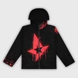 Женская ветровка 3D Cs:go - Astralis Black collection