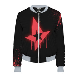 Женский бомбер 3D Cs:go - Astralis Black collection