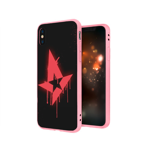 Чехол для iPhone X матовый Cs:go - Astralis Black collection - фото 3