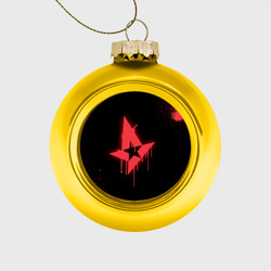 Ёлочный шар стеклянный/пластиковый Cs:go - Astralis Black collection