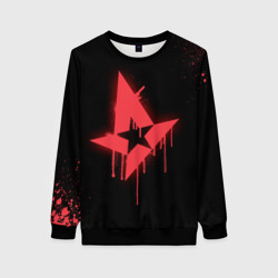 Женский свитшот 3D Cs:go - Astralis Black collection