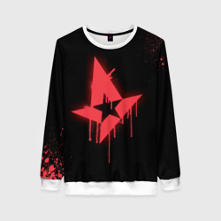 Женский свитшот 3D Cs:go - Astralis Black collection