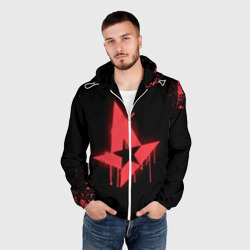 Мужская ветровка 3D Cs:go - Astralis Black collection - фото 2