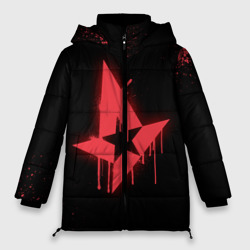 Женская зимняя куртка Oversize Cs:go - Astralis Black collection