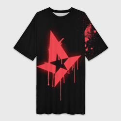 Платье-футболка 3D Cs:go - Astralis Black collection