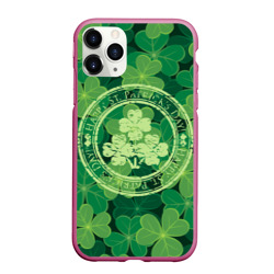 Чехол для iPhone 11 Pro Max матовый Ireland, Happy St. Patrick's Day