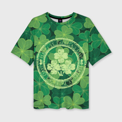 Женская футболка oversize 3D Ireland, Happy St. Patrick's Day