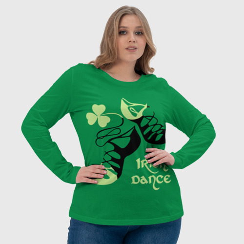 Женский лонгслив 3D Ireland, Irish dance - фото 6