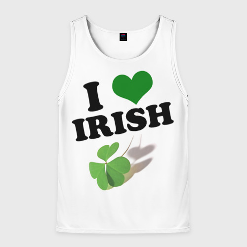 Мужская майка 3D Ireland, I love Irish, цвет 3D печать