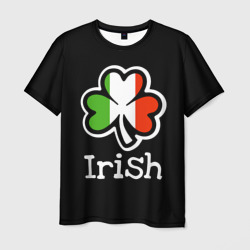 Irish - tricolor clover – Мужская футболка 3D с принтом купить со скидкой в -26%