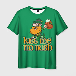 Поцелуй меня -  я ирландец – Мужская футболка 3D с принтом купить со скидкой в -26%