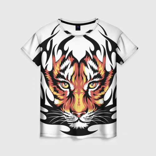 Женская футболка 3D Король джунглей, цвет 3D печать
