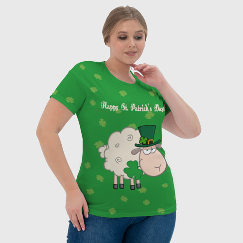 Женская футболка 3D с принтом Ирландия, фото #4