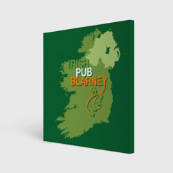 Irish pub Blarney – Холст квадратный с принтом купить