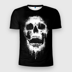 Мужская футболка 3D Slim Evil Skull