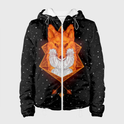 Женская куртка 3D Огненный лис