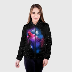 Женская куртка 3D Воющий волк - фото 2