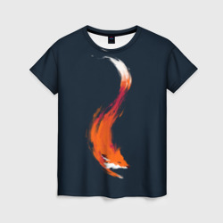 Женская футболка 3D Хитрая лисичка