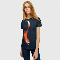 Женская футболка 3D Хитрая лисичка - фото 2
