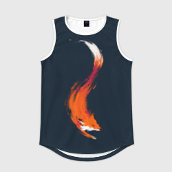 Мужская спортивная майка 3D Хитрая лисичка