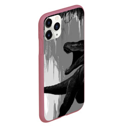 Чехол для iPhone 11 Pro матовый Пещера динозавра - фото 2