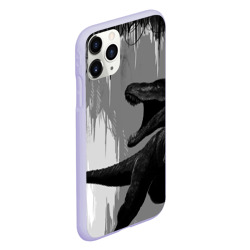 Чехол для iPhone 11 Pro матовый Пещера динозавра - фото 2