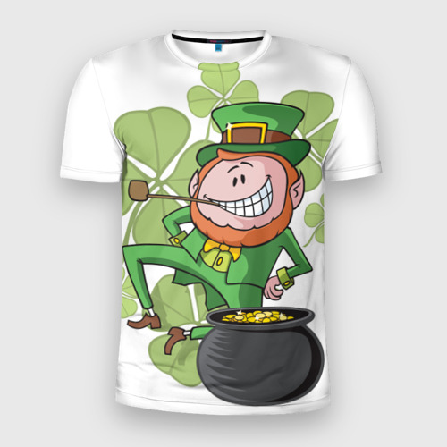 Мужская футболка 3D Slim Ирландия, цвет 3D печать
