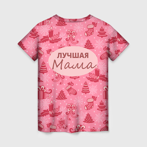 Женская футболка 3D Лучшая мама, цвет 3D печать - фото 2