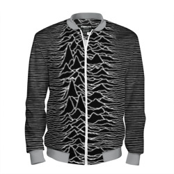 Мужской бомбер 3D Joy Division. Unknown Pleasures