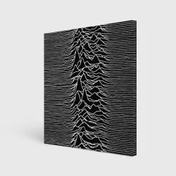 Холст квадратный Joy Division. Unknown Pleasures
