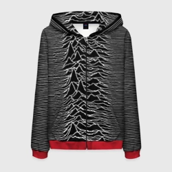 Мужская толстовка 3D на молнии Joy Division. Unknown Pleasures