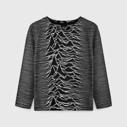 Детский лонгслив 3D Joy Division. Unknown Pleasures