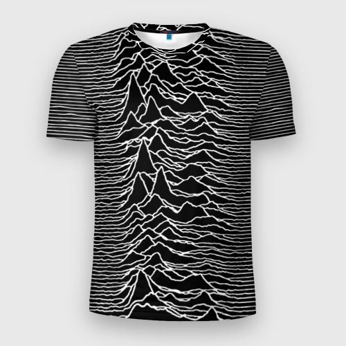 Мужская футболка 3D Slim Joy Division. Unknown Pleasures