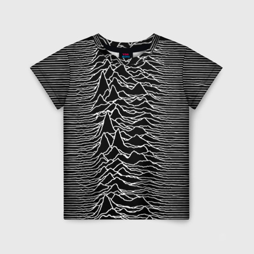 Детская футболка 3D Joy Division. Unknown Pleasures, цвет 3D печать