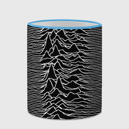 Кружка с полной запечаткой Joy Division. Unknown Pleasures, цвет Кант небесно-голубой - фото 4